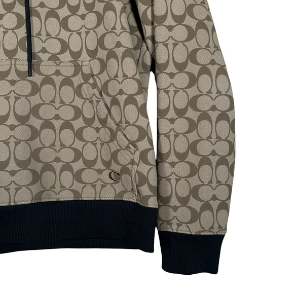 COACH Allover Signature Monogram Hoodie - Picture 4 of 11